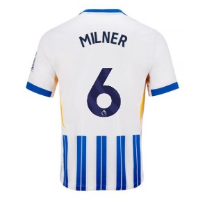 Brighton James Milner #6 Domaci Dres 2024-25 Kratak Rukavima